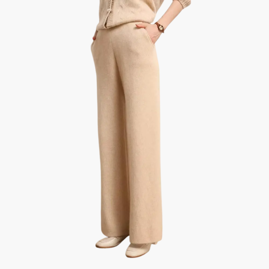 Comfortable Women's Wide Leg Stretch Trousers