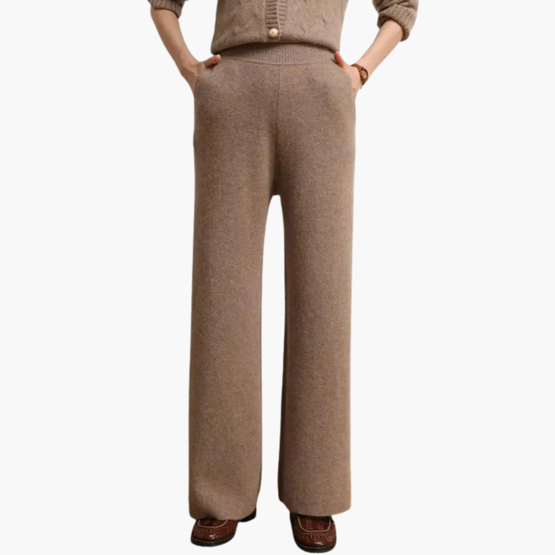 Comfortable Women's Wide Leg Stretch Trousers