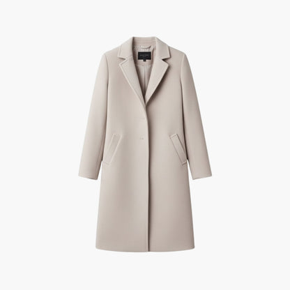 Classic Ladies Trench Coat with Button Front - Olytrend