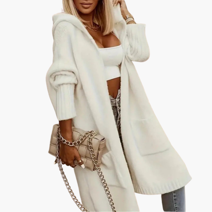 Cozy Oversized Open Front Cardigan with Pockets