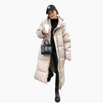 Warm Women's Parka Quilted Hooded Coat