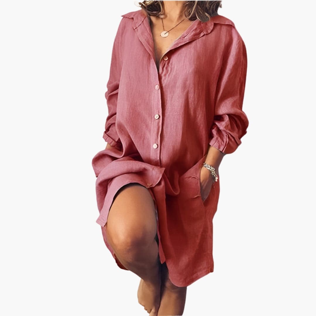 Classic Fit Women's Casual Long Dress