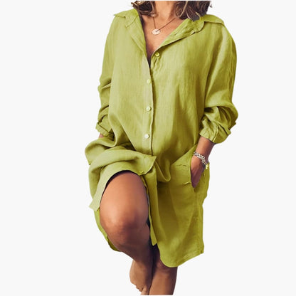 Classic Fit Women's Casual Long Dress