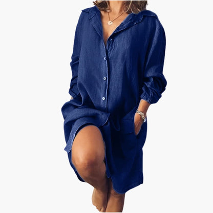 Classic Fit Women's Casual Long Dress