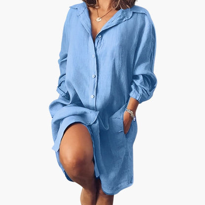 Classic Fit Women's Casual Long Dress