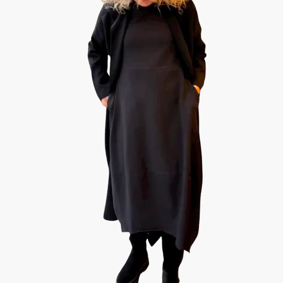 Feminine Casual Knee Length A-Line Dress - Olytrend