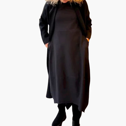 Feminine Casual Knee Length A-Line Dress - Olytrend