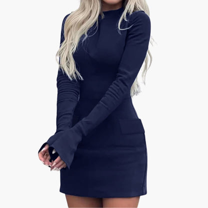 Feminine Fit and Flare Mini Dress for Women