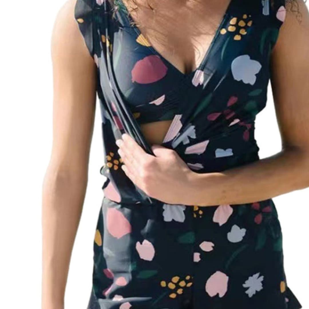 Women's Slim Fit Swimsuit with Built-In Bra Support - Olytrend