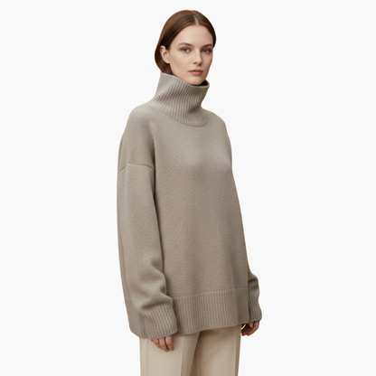 Comfy Women's Loose Fit Crew Sweater