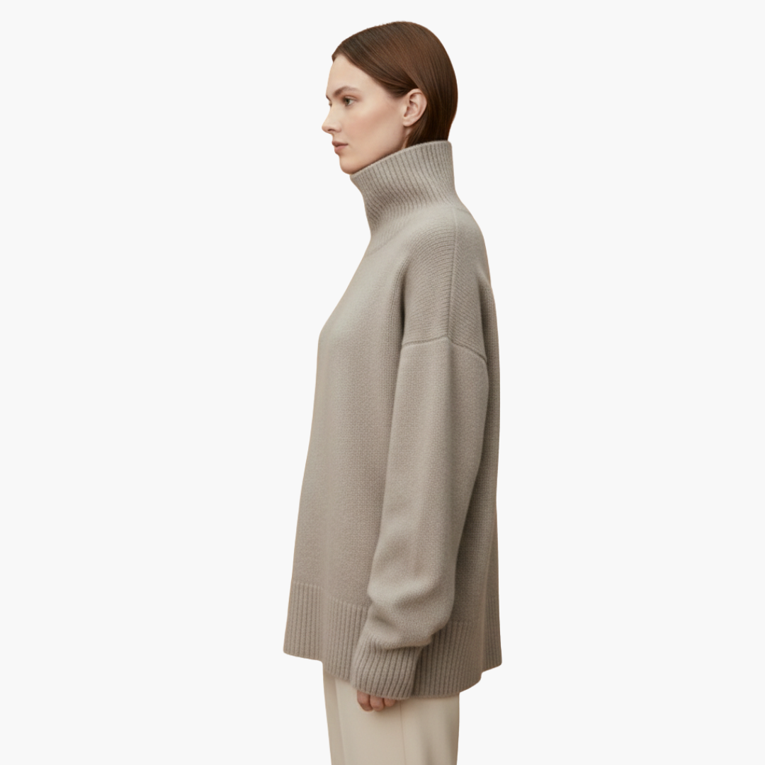 Comfy Women's Loose Fit Crew Sweater