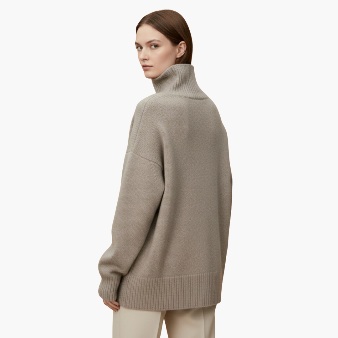 Comfy Women's Loose Fit Crew Sweater