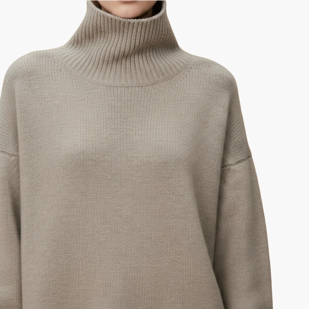 Comfy Women's Loose Fit Crew Sweater