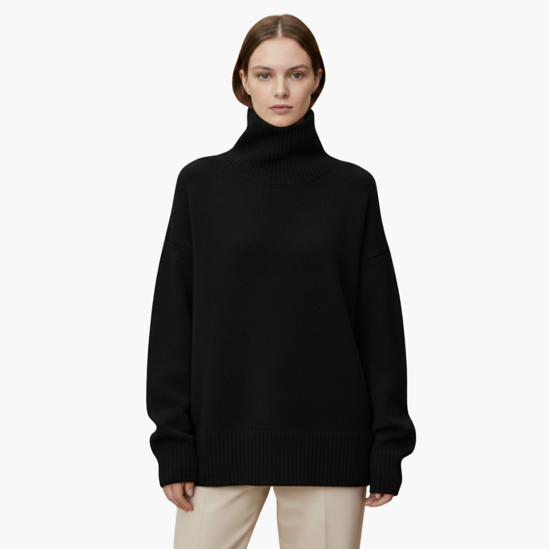 Comfy Women's Loose Fit Crew Sweater