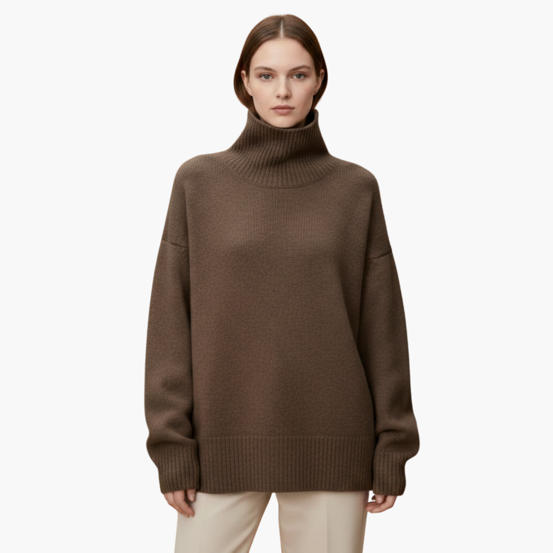 Comfy Women's Loose Fit Crew Sweater
