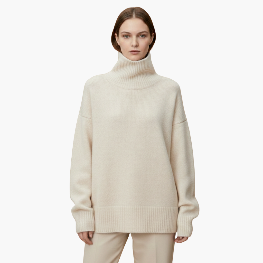Comfy Women's Loose Fit Crew Sweater