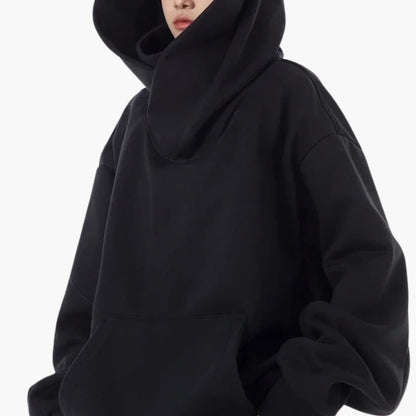 Ladies Large Hooded Sweatshirt with Pocket