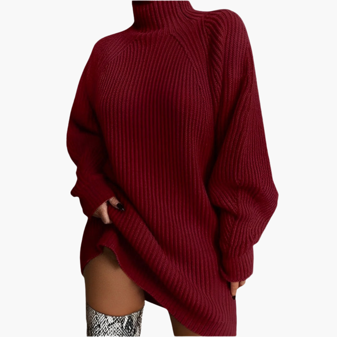 Cozy Women's Crew Neck Oversized Jumper Sweater