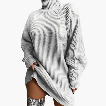 Cozy Women's Crew Neck Oversized Jumper Sweater
