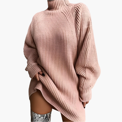 Cozy Women's Crew Neck Oversized Jumper Sweater