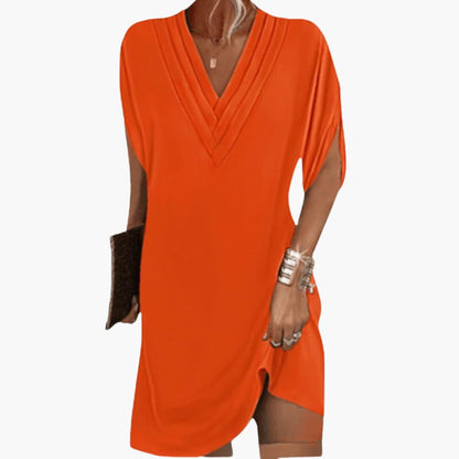 Relaxed Fit V Neck Sundress for Women