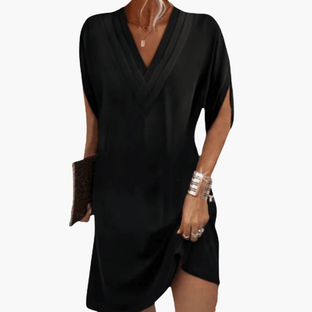Relaxed Fit V Neck Sundress for Women