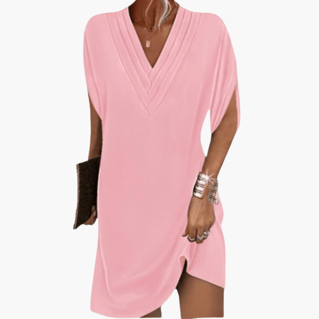 Relaxed Fit V Neck Sundress for Women