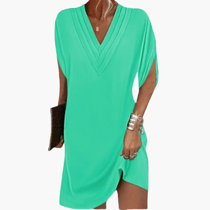 Relaxed Fit V Neck Sundress for Women