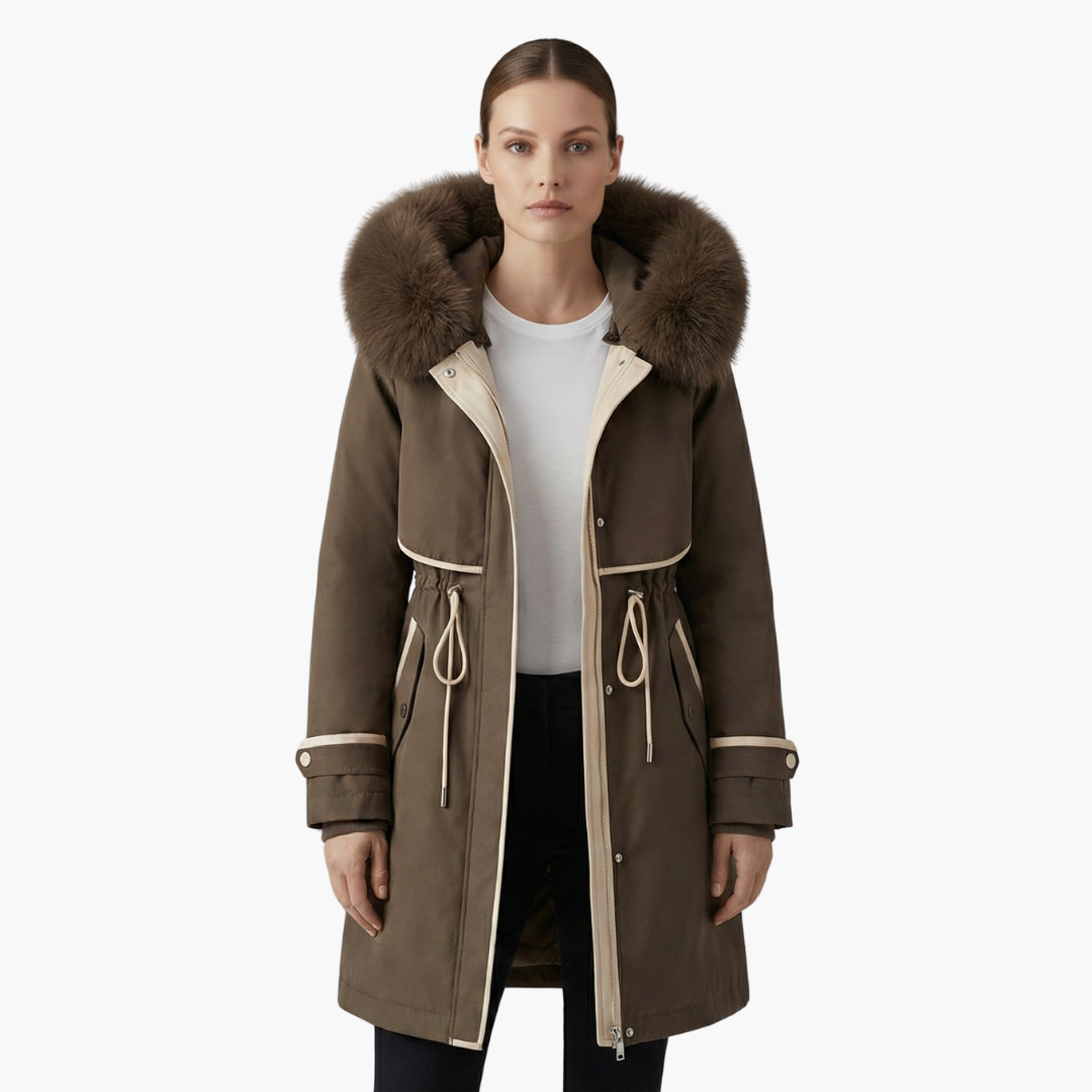Waterproof Women's Hooded Winter Parka Coat