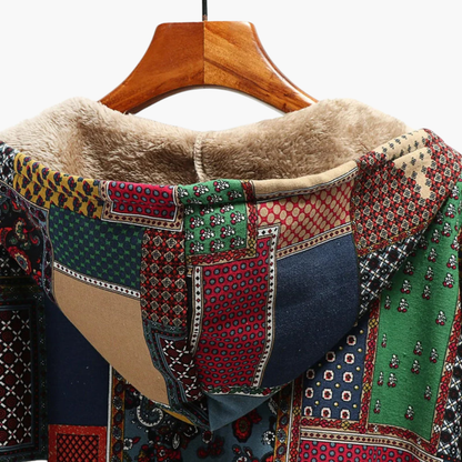 Warm Quilted Parka with Fleece Lining and Hood
