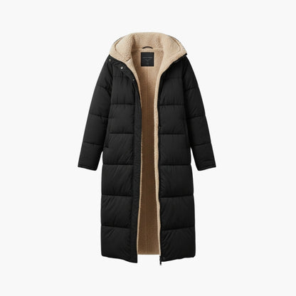Warm Padded Parka Coat for Women - Olytrend