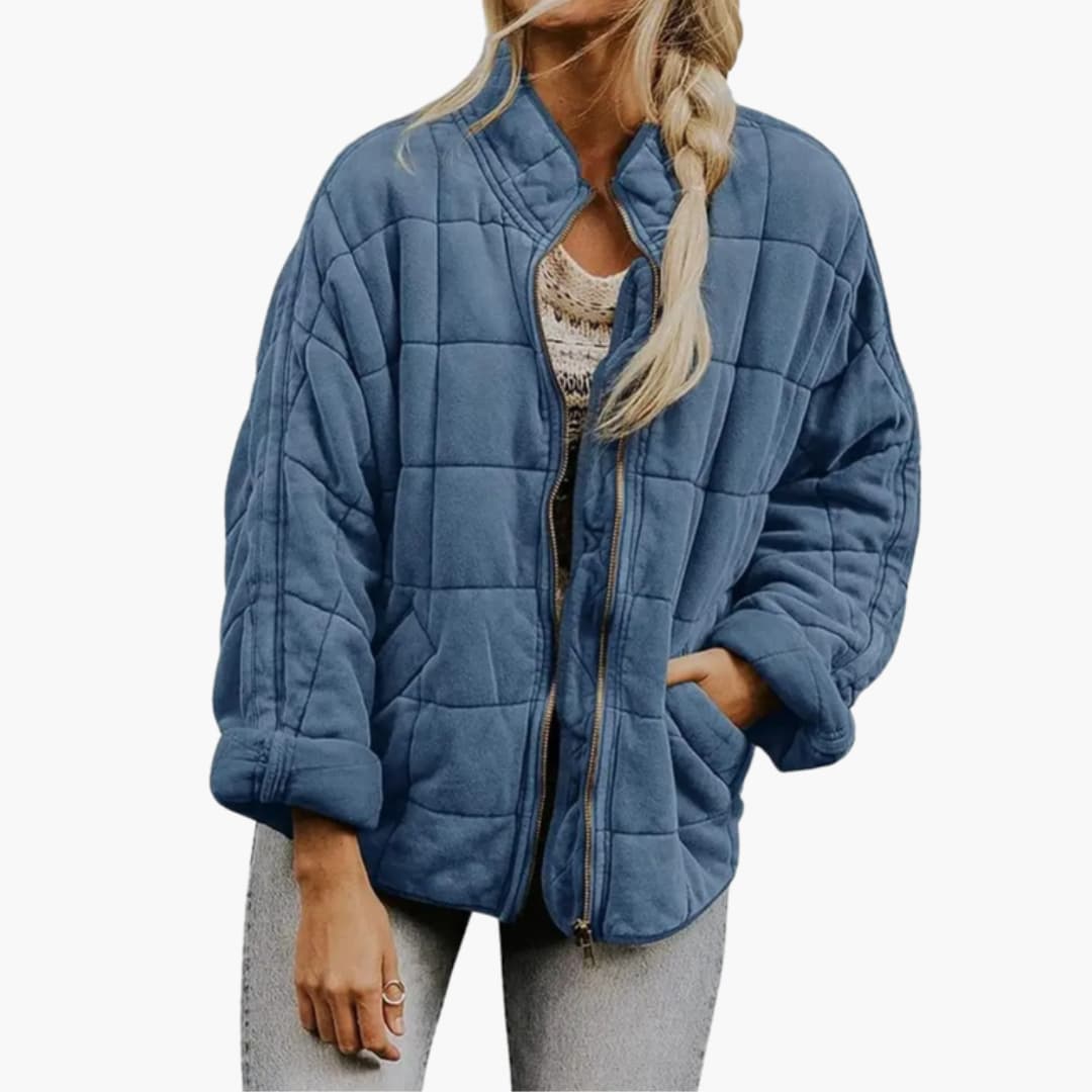 Ladies Insulated Zip Jacket with Pockets