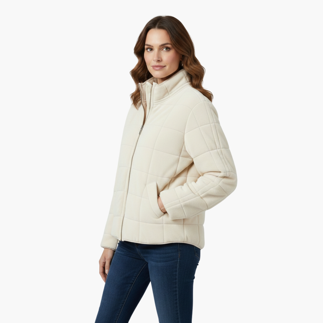 Ladies Insulated Zip Jacket with Pockets