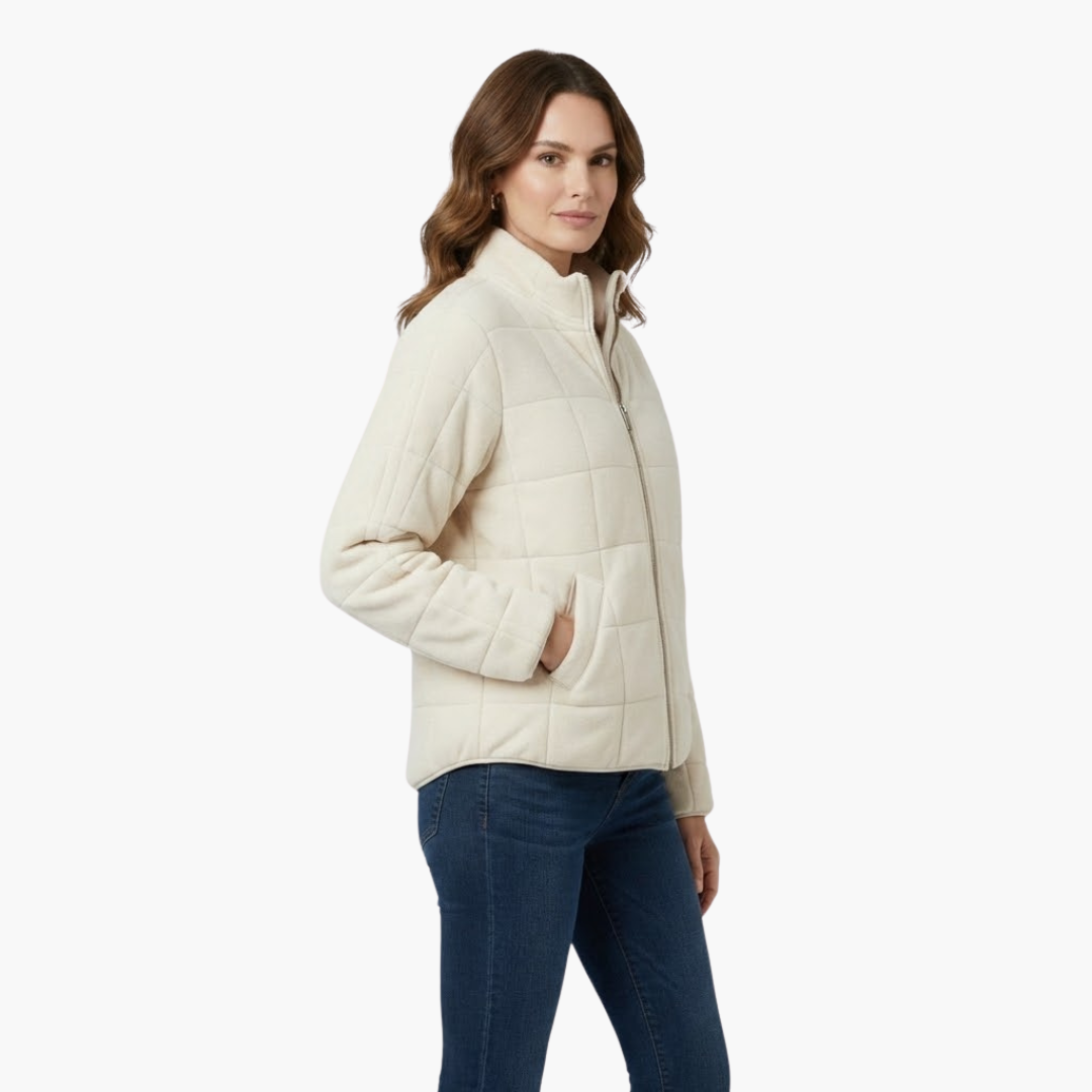 Ladies Insulated Zip Jacket with Pockets