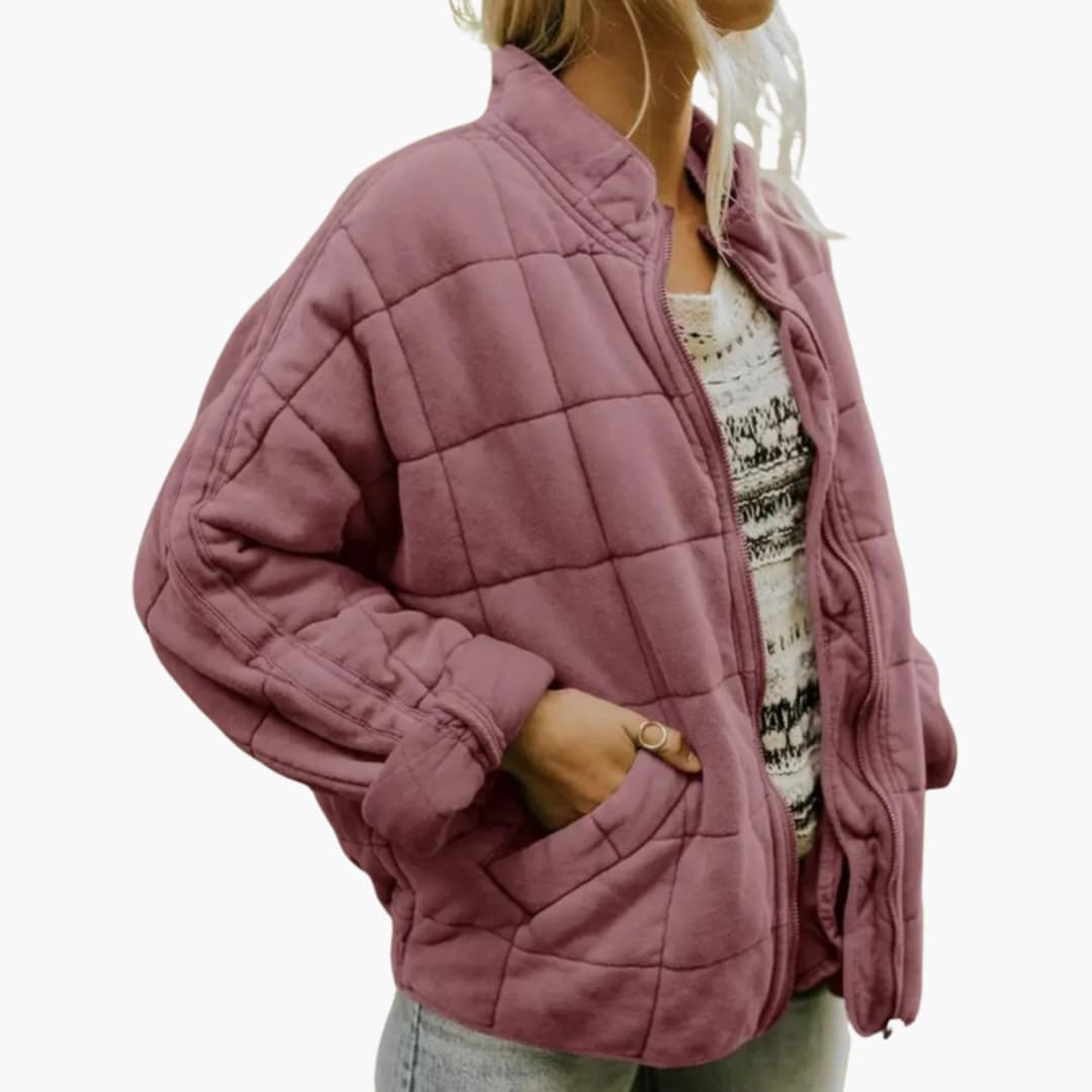 Ladies Insulated Zip Jacket with Pockets