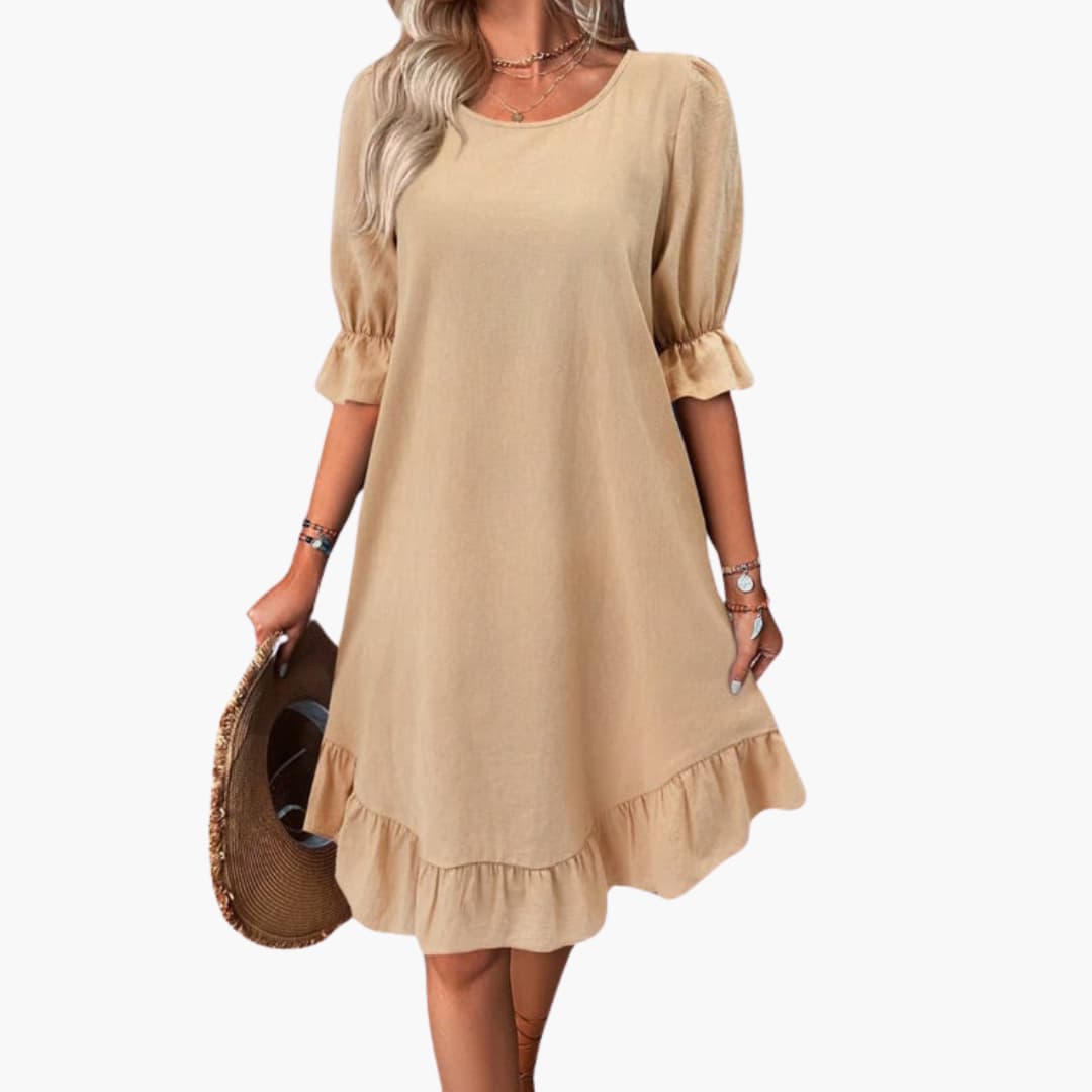 Ladies' Floral Short Sleeve Dress
