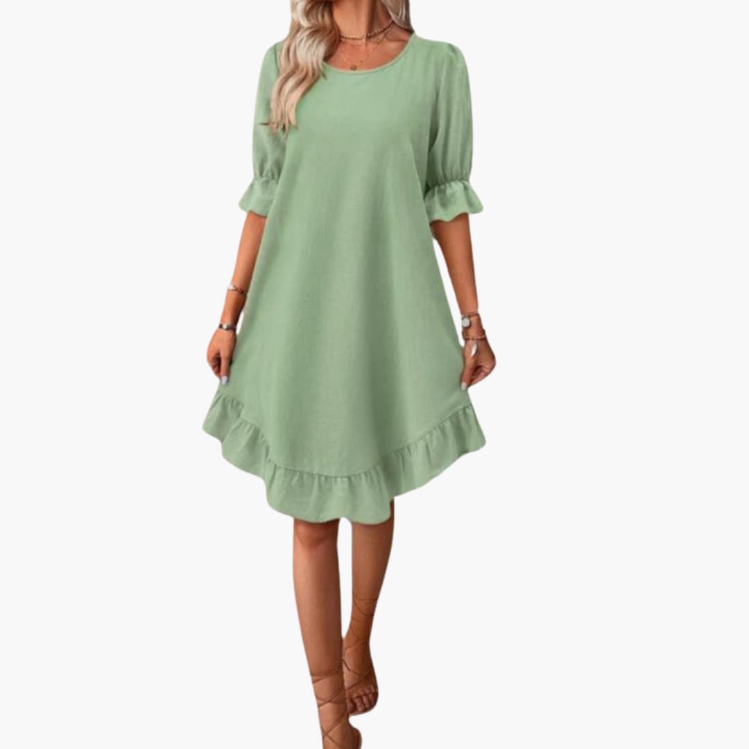 Ladies' Floral Short Sleeve Dress