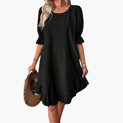 Ladies' Floral Short Sleeve Dress