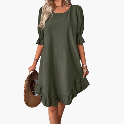 Ladies' Floral Short Sleeve Dress