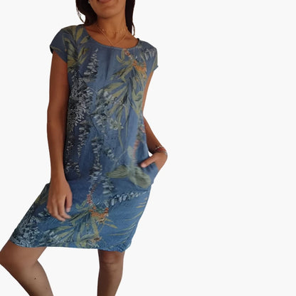 Casual Fit Short Sleeve Summer Dress