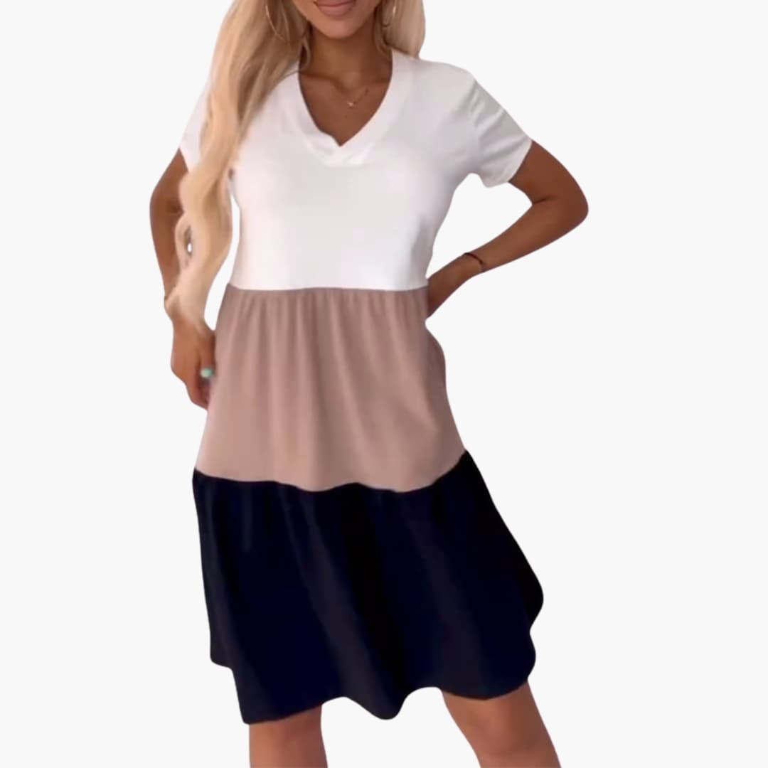 Ladies Summer Sleeveless Ombre Dress