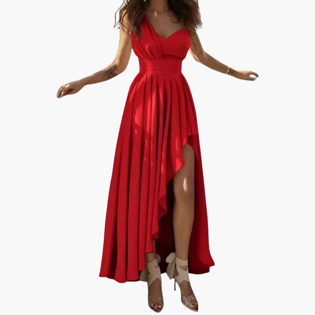 Sexy Strapless Party Dress with High Waisted Fit