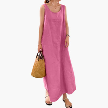 Summer Tank Dress with Pockets for Women