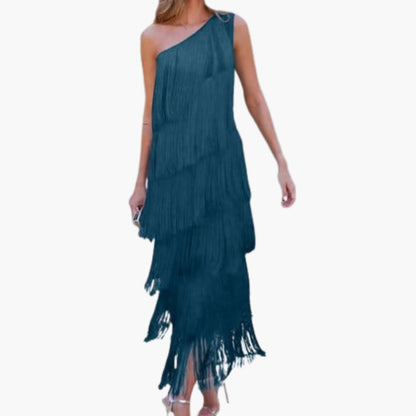 Chic Summer Fringe Mini Dress for Women