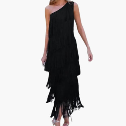 Chic Summer Fringe Mini Dress for Women