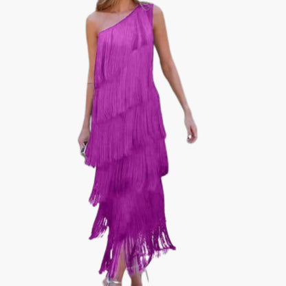 Chic Summer Fringe Mini Dress for Women