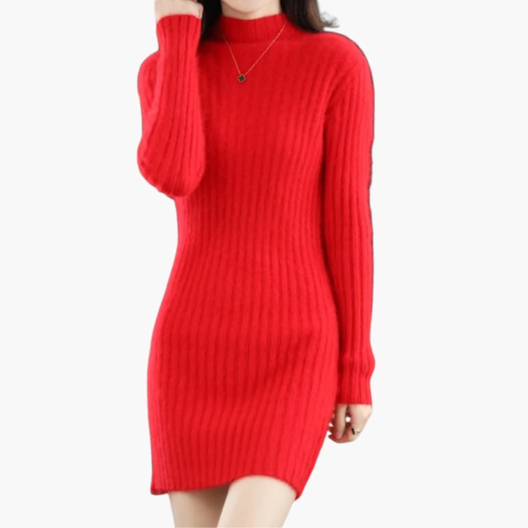 Chic Sleeveless Midi Dress with Fitted Waist