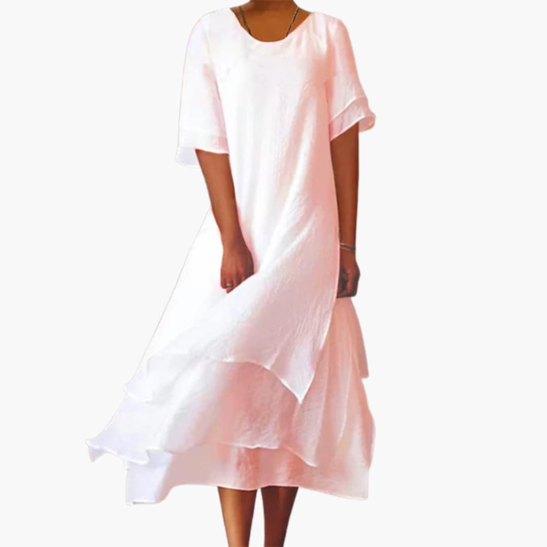 Casual Summer Tank Midi Dress for Women