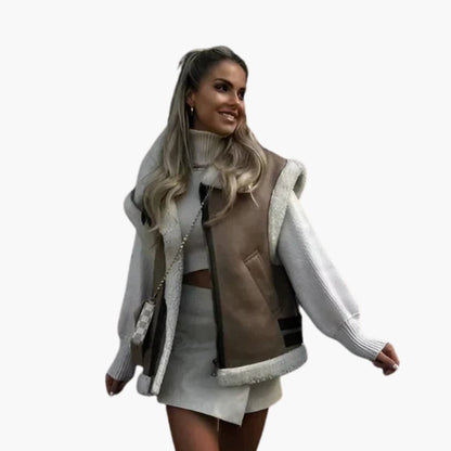 Ladies' Fleece Lined Sleeveless Gilet