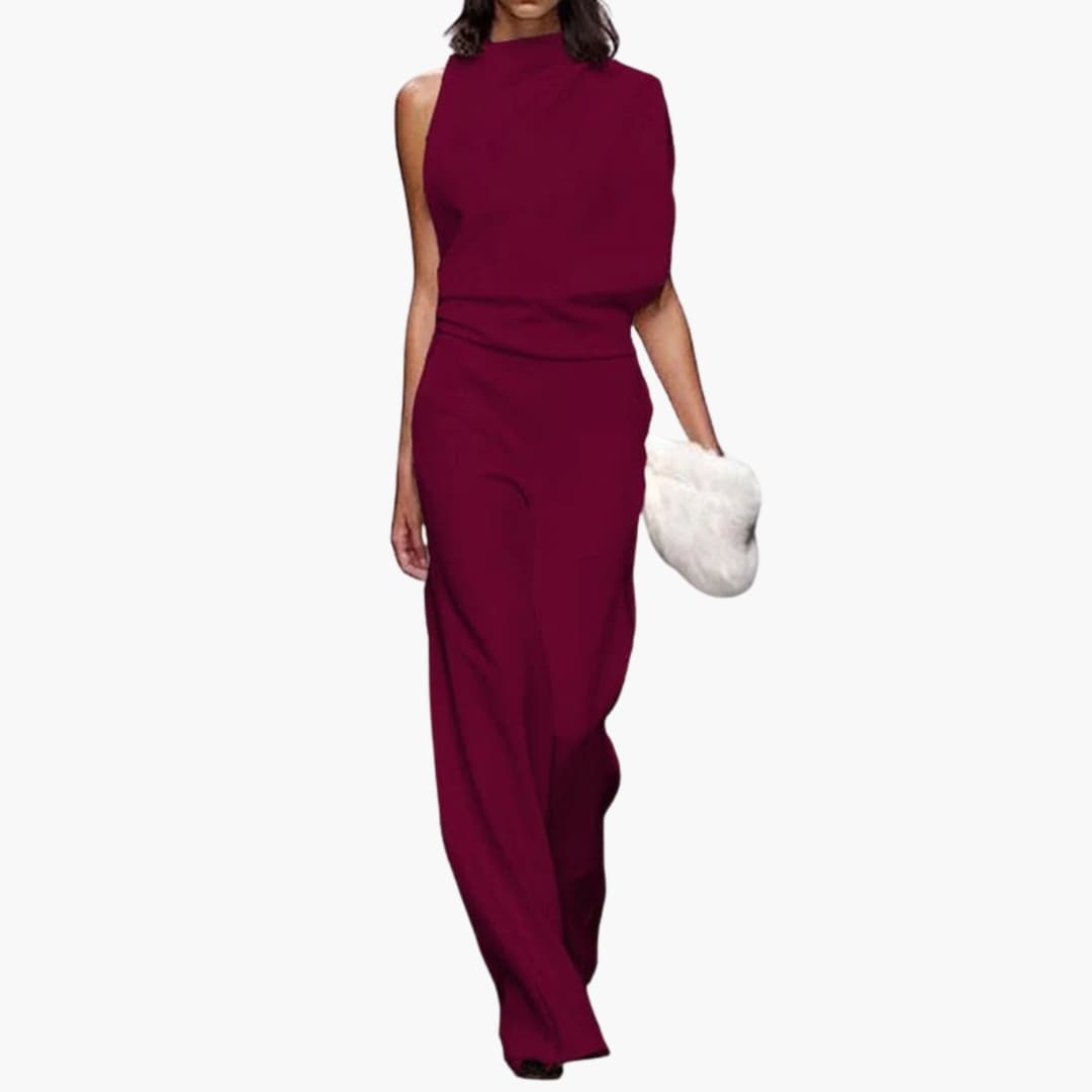 Women's Strapless Flowy Jumpsuit Romper